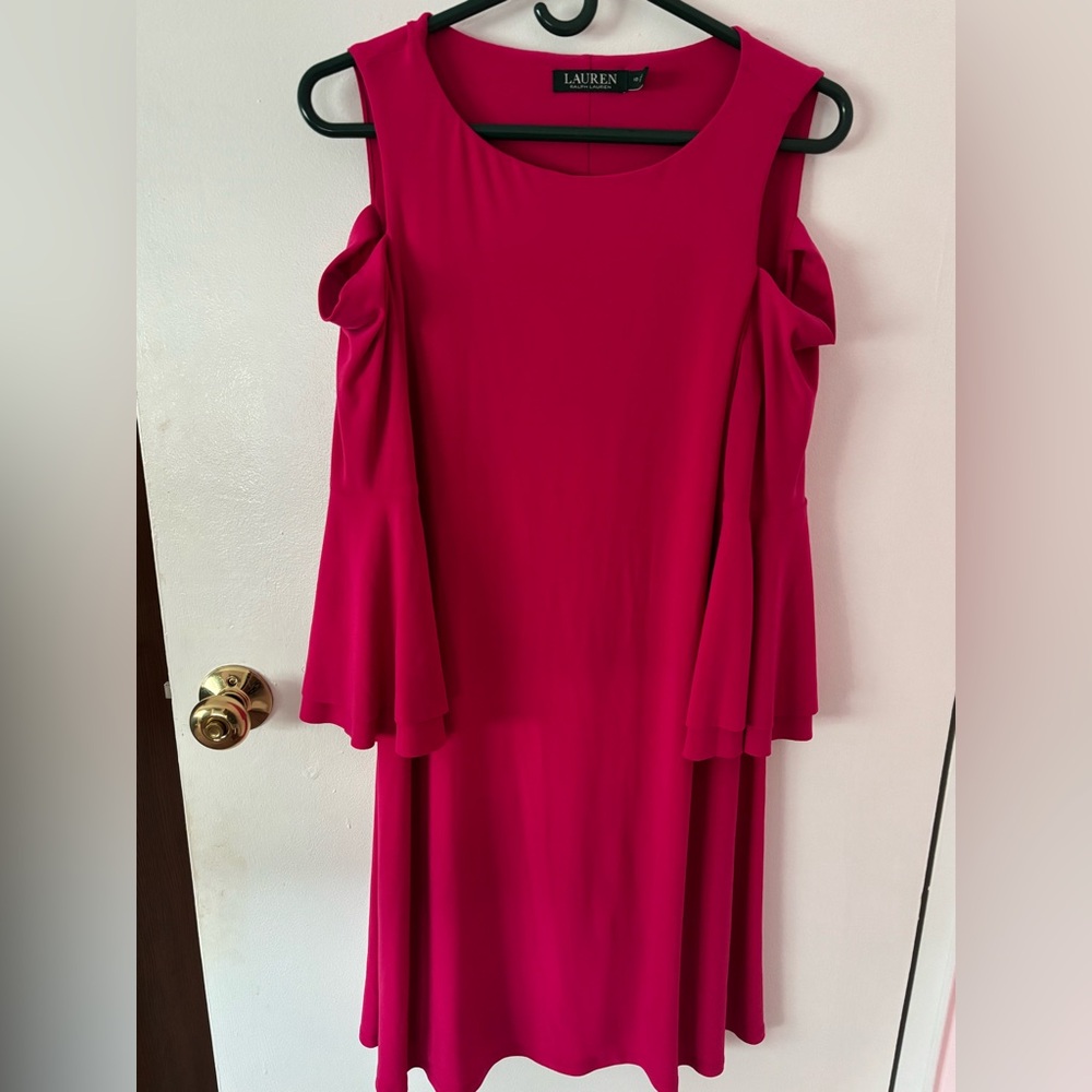 Ralph Lauren Pink Midi Dress